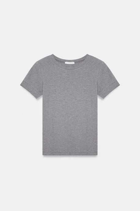 Damen Slim Fit Rundhalsausschnitt T-Shirt - Image 5