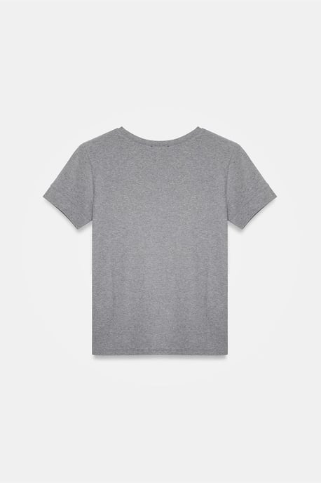 Damen Slim Fit Rundhalsausschnitt T-Shirt - Image 6