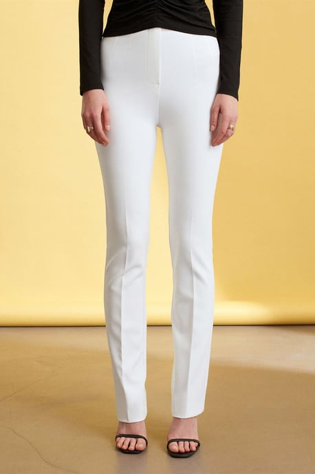Damen Gerade Bein Krepphose - Image 3