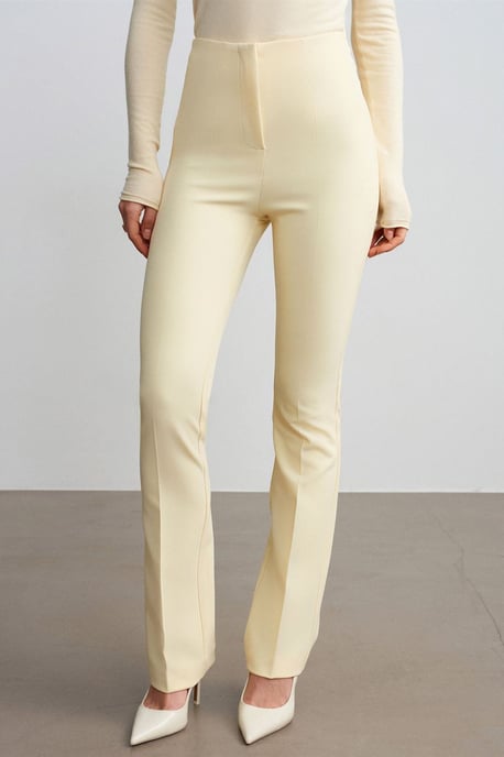 Damen Gerade Bein Krepphose - Image 4