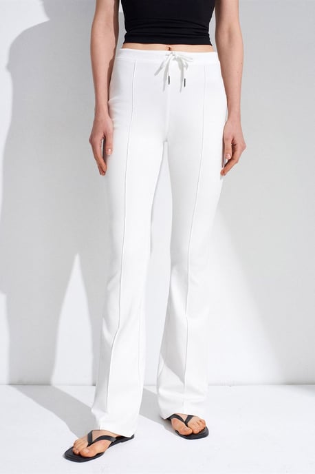 Hüfthohe Schlagjerseyhose mit Kordelzug - Image 3