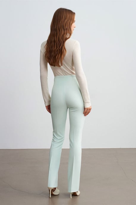 Damen Gerade Bein Krepphose - Image 2
