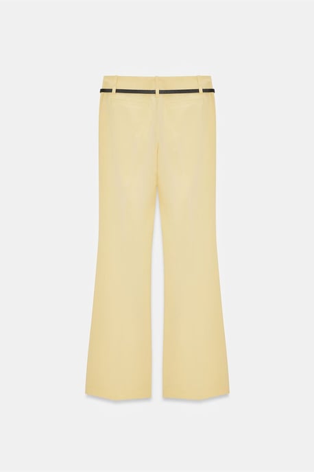 Belted Straight-Leg-Crepeshosen - Image 6