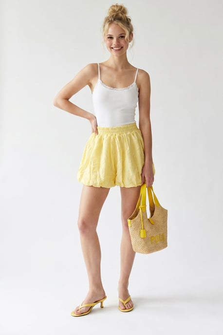 Damen High-Waist Mini-Shorts - Image 2