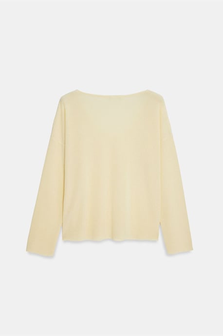 Damen V-Ausschnitt Rippenstrickpullover - Image 6