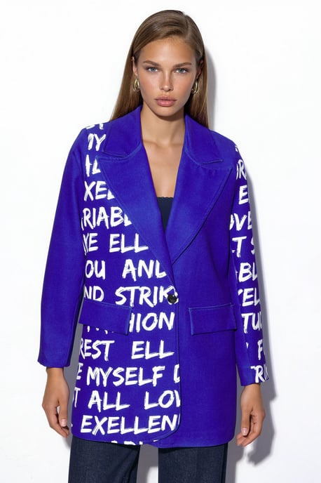 Oversized Crepe Blazerjacke - Image 5