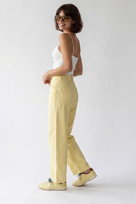 Hochtaillierte Weite Jeans aus Baumwolle - Image 4