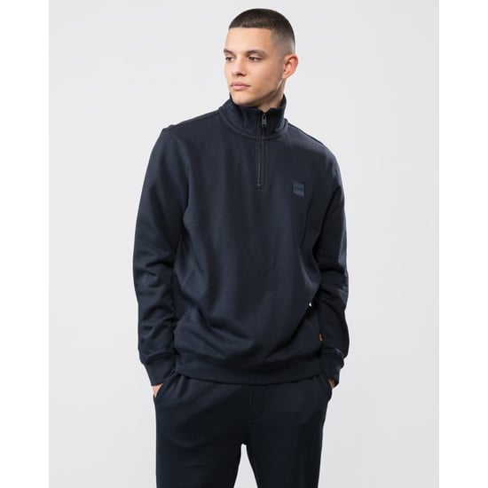 BOSS Orange Zetrust Herren 1/4 Zip Sweatshirt - Image 1