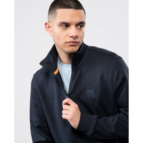 BOSS Orange Zetrust Herren 1/4 Zip Sweatshirt - Image 2