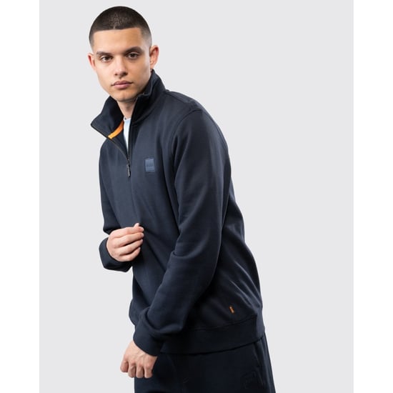 BOSS Orange Zetrust Herren 1/4 Zip Sweatshirt - Image 4