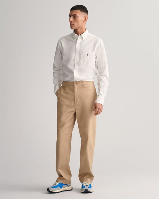 GANT Mens Regular Fit Long Sleeve Oxford Shirt - Image 5