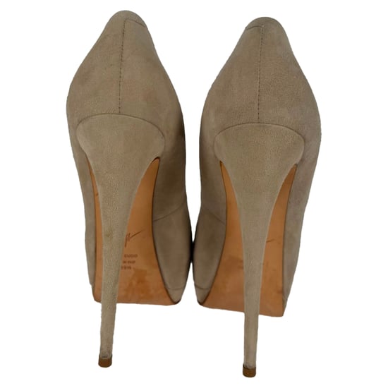 Giuseppe Zanotti Sharon Plateau-Pumps aus beigem Wildleder - Image 3