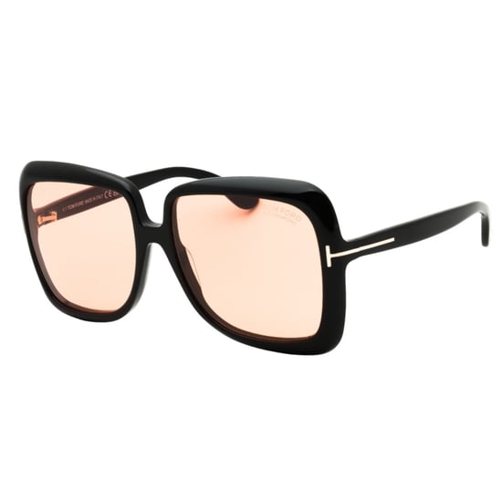 Tom Ford Lorelai Sonnenbrille In Glänzendem Schwarz - Image 2