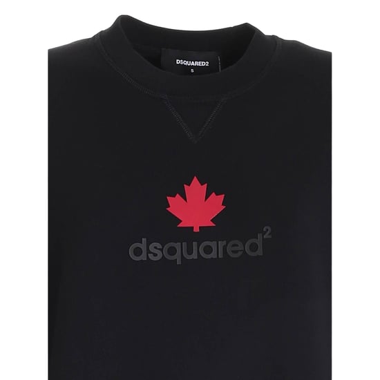 Dsquared2 Pullover Mit Ahornblatt-logo, Schwarz - Image 3