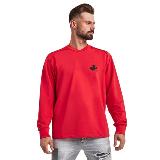 Dsquared2 D2 Maple Logo Pullover - Rot - Image 2