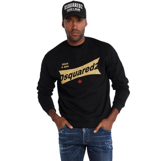 Dsquared2 Cool Fit Logo Schwarzer Pullover Mit Rundhalsausschnitt - Image 5