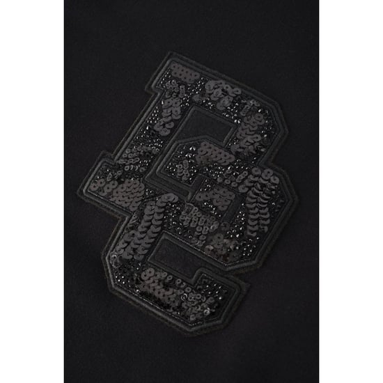 Dsquared2 D2 Pailletten-logo-pullover Mit Rundhalsausschnitt, Schwarz - Image 5