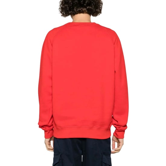 Dsquared2 Cool Fit Sketch Logo Roter Pullover Mit Rundhalsausschnitt - Image 3