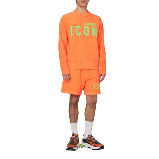 Dsquared2 Icon Oranger Rundhalspullover - Image 4