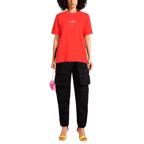 Dsquared2 Icon Kleines Brustlogo Rotes T-shirt - Image 2