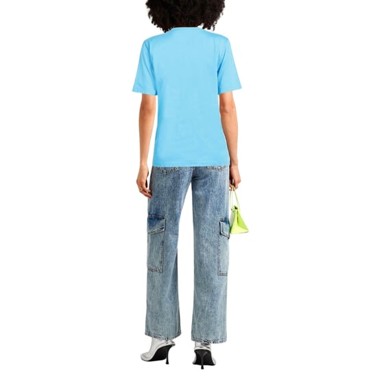 Dsquared2 Icon Kleines Brustlogo Hellblaues T-shirt - Image 3