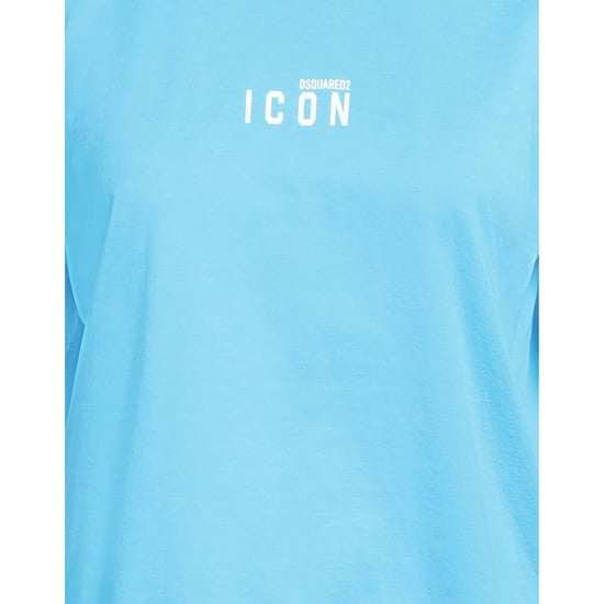 Dsquared2 Icon Kleines Brustlogo Hellblaues T-shirt - Image 4