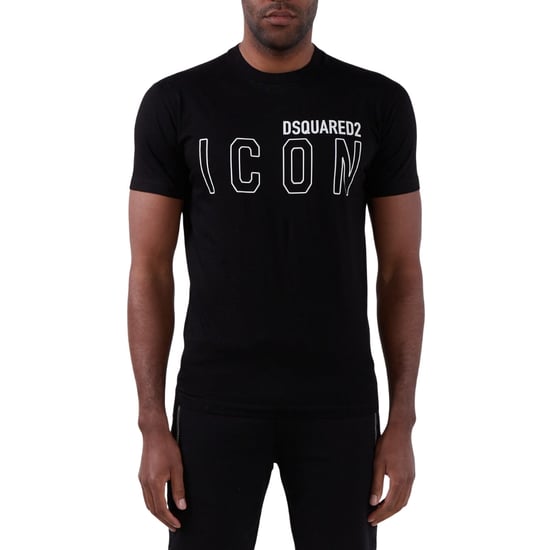 Dsquared2 Icon Outline Logo Schwarzes T-shirt - Image 3