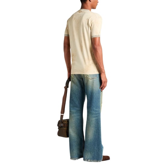 Dsquared2 Hockey Design Champagner T-shirt - Image 5