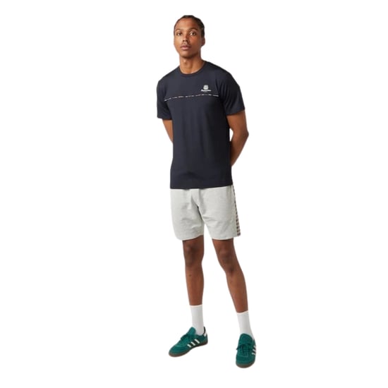 Aquascutum Active Stretch Piping Marineblaues T-shirt - Image 3