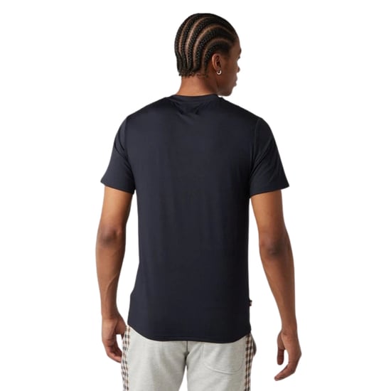 Aquascutum Active Stretch Piping Marineblaues T-shirt - Image 4