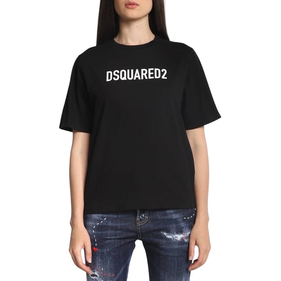 Dsquared2 Schwarzes T-shirt Mit Auffälligem Logo-print - Image 2