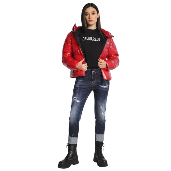 Dsquared2 Schwarzes T-shirt Mit Auffälligem Logo-print - Image 6