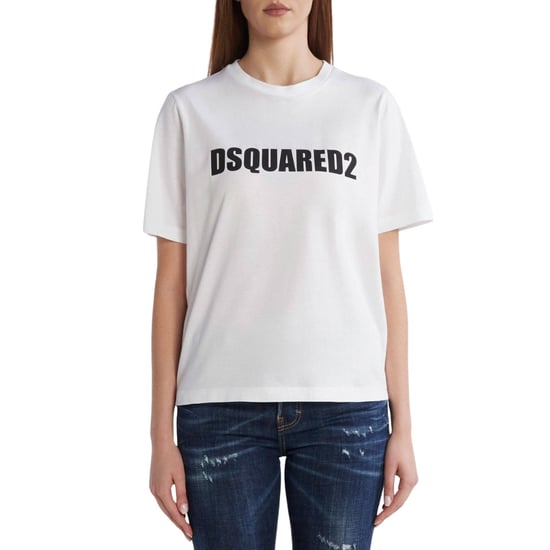 Dsquared2 Weißes T-shirt Mit Auffälligem Logo Und Lockerer Passform - Image 3