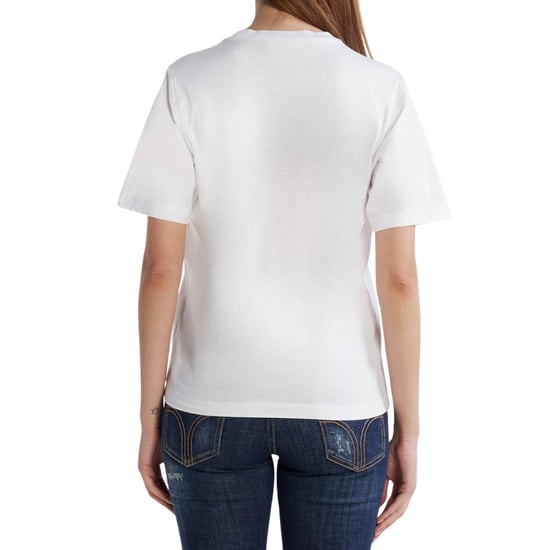 Dsquared2 Weißes T-shirt Mit Auffälligem Logo Und Lockerer Passform - Image 4