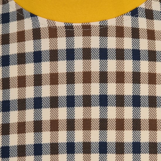 Aquascutum Active Iconic Check Beige T-shirt - Image 3