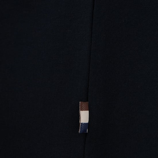 Aquascutum Active Raglan Check Pocket Schwarzes T-shirt - Image 4