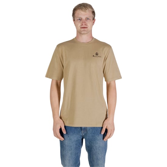 Aquascutum Active T-shirt Mit Kleinem Logo, Beige - Image 4