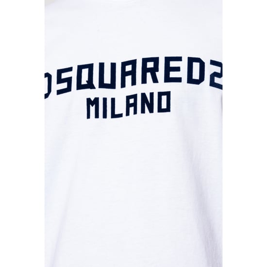 Dsquared2 Milano Logo Cool Fit Weißes T-shirt - Image 4