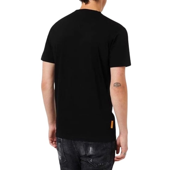 Dsquared2 Pac-man Dsq2 Logo Schwarzes T-shirt - Image 3