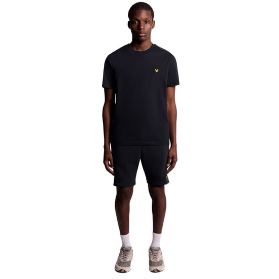 Lyle &amp; Scott Navy Blue Tape T-shirt - Image 3