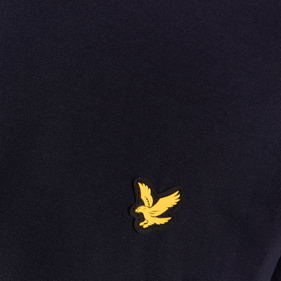 Lyle &amp; Scott Navy Blue Tape T-shirt - Image 5