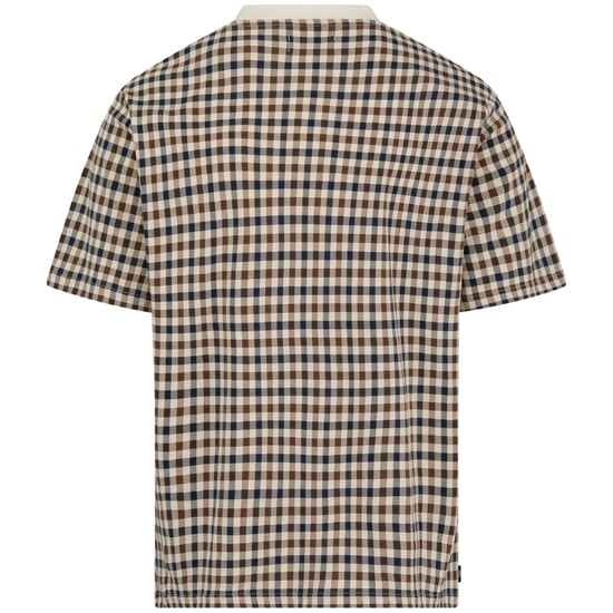 Aquascutum Active Iconic Check Old White Beige T-shirt - Image 2