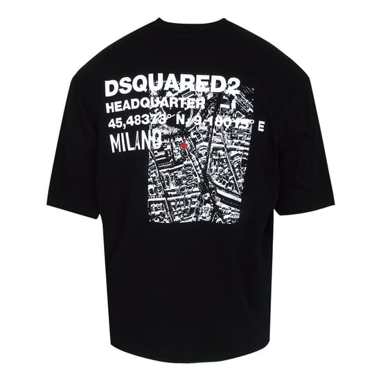 Dsquared2 T-shirt Mit Auffälligem Rückenlogo, Schwarz - Image 2