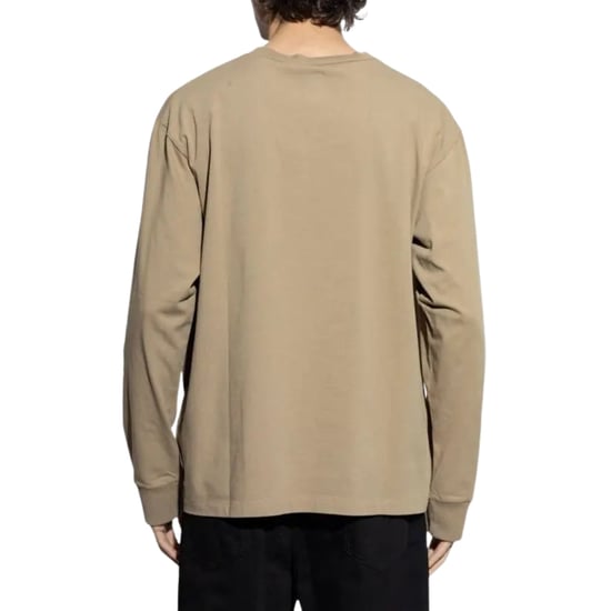 Dsquared2 Khaki Langarm-t-shirt, Schwarz, Dehnbar, Icon-logo - Image 3