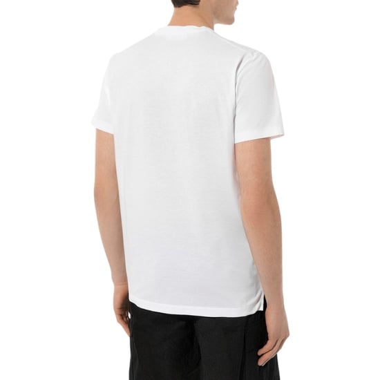 Dsquared2 Cigarette Fit The Cool Guy Print Weißes T-shirt - Image 3