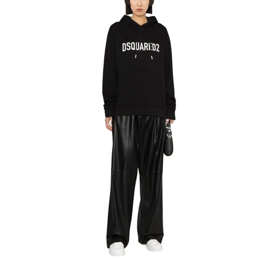 Dsquared2 Cool Fit Markenlogo Schwarzer Hoodie - Image 2