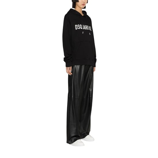 Dsquared2 Cool Fit Markenlogo Schwarzer Hoodie - Image 3