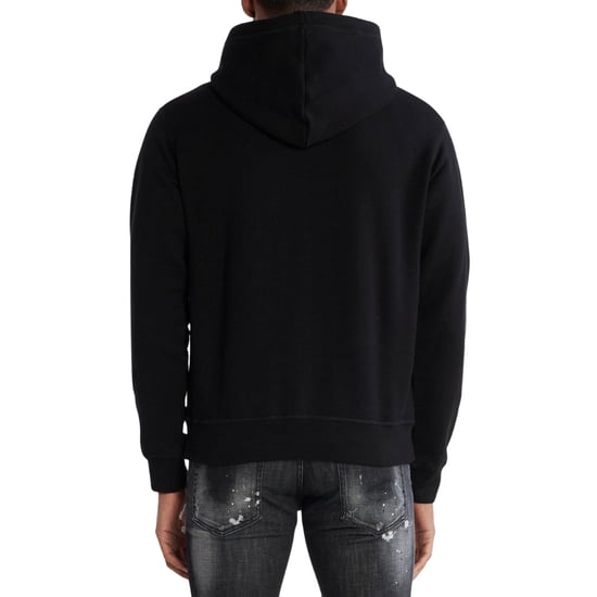 Dsquared2 Icon Scribble Logo Cool Fit Schwarzer Hoodie - Image 3