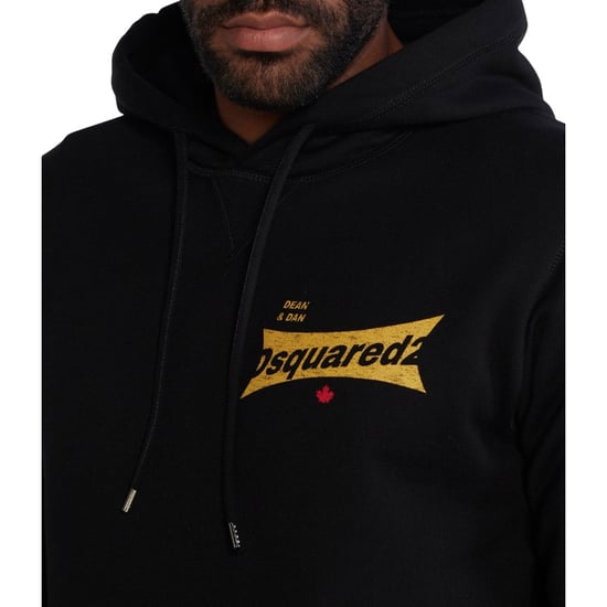 Dsquared2 Cool Fit Logo Schwarzer Hoodie - Image 4