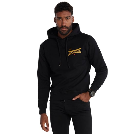 Dsquared2 Cool Fit Logo Schwarzer Hoodie - Image 5